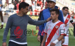 Vallecas aplaudió a Fran Beltrán en su cambio 2 Míchel Fran Beltrán