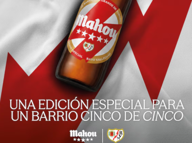 Mahou lanza una botella conmemorativa del Rayo tras una temporada histórica 1 Mahou Rayo Vallecano
