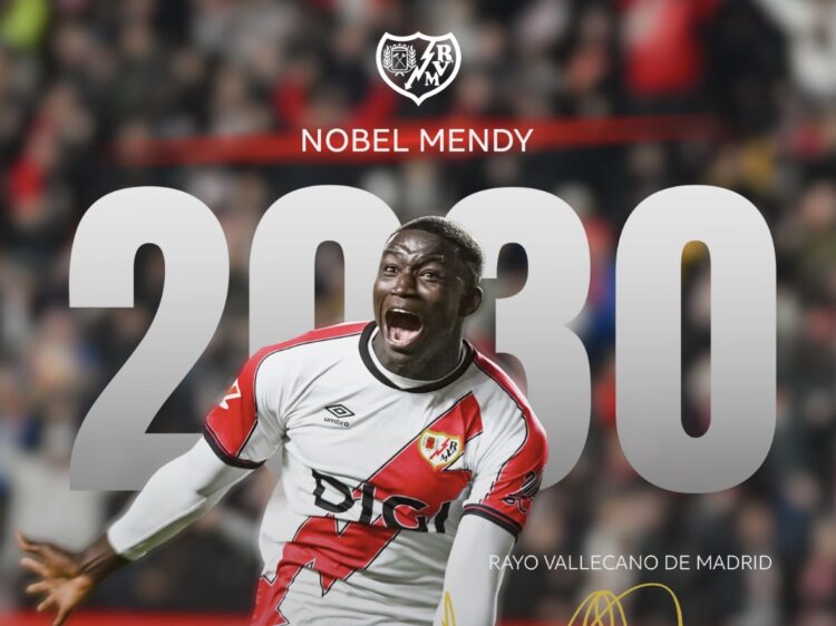 Oficial: Nobel Mendy renueva con el Rayo Vallecano hasta 2030 1 Screenshot
