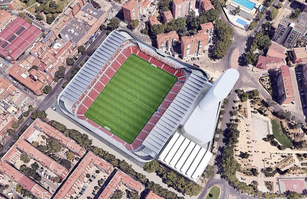 El reformado estadio de Vallecas toma forma: El Mundo enseña cómo será 2 img 4510 1