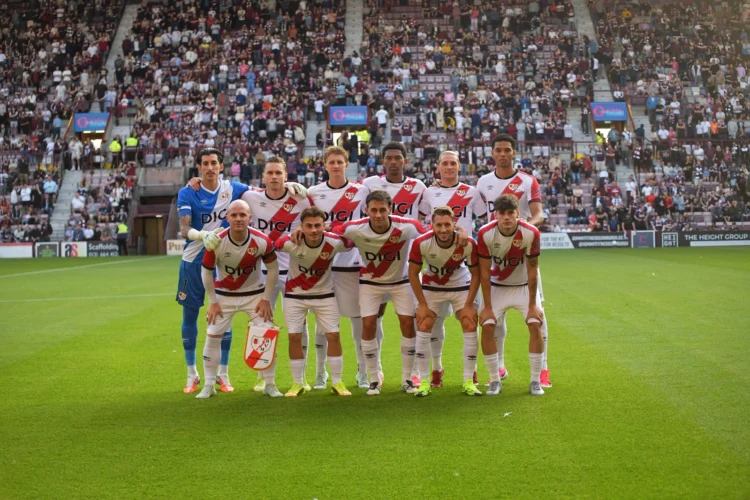 Alineación del Rayo Vallecano contra el Sevilla 1 Imagen: Rayo Vallecano