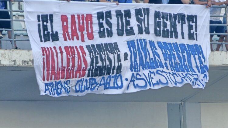 La afición del Iraklis muestra su apoyo al Rayo Vallecano 1 f7023677 668d 4b09 996b 224110edb906 1