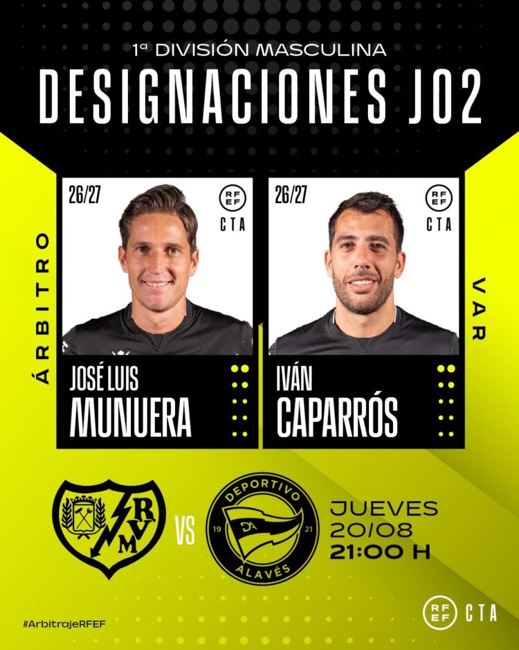 Munuera Montero abrirá la jornada 2 con el Rayo-Alavés 1 img 6796