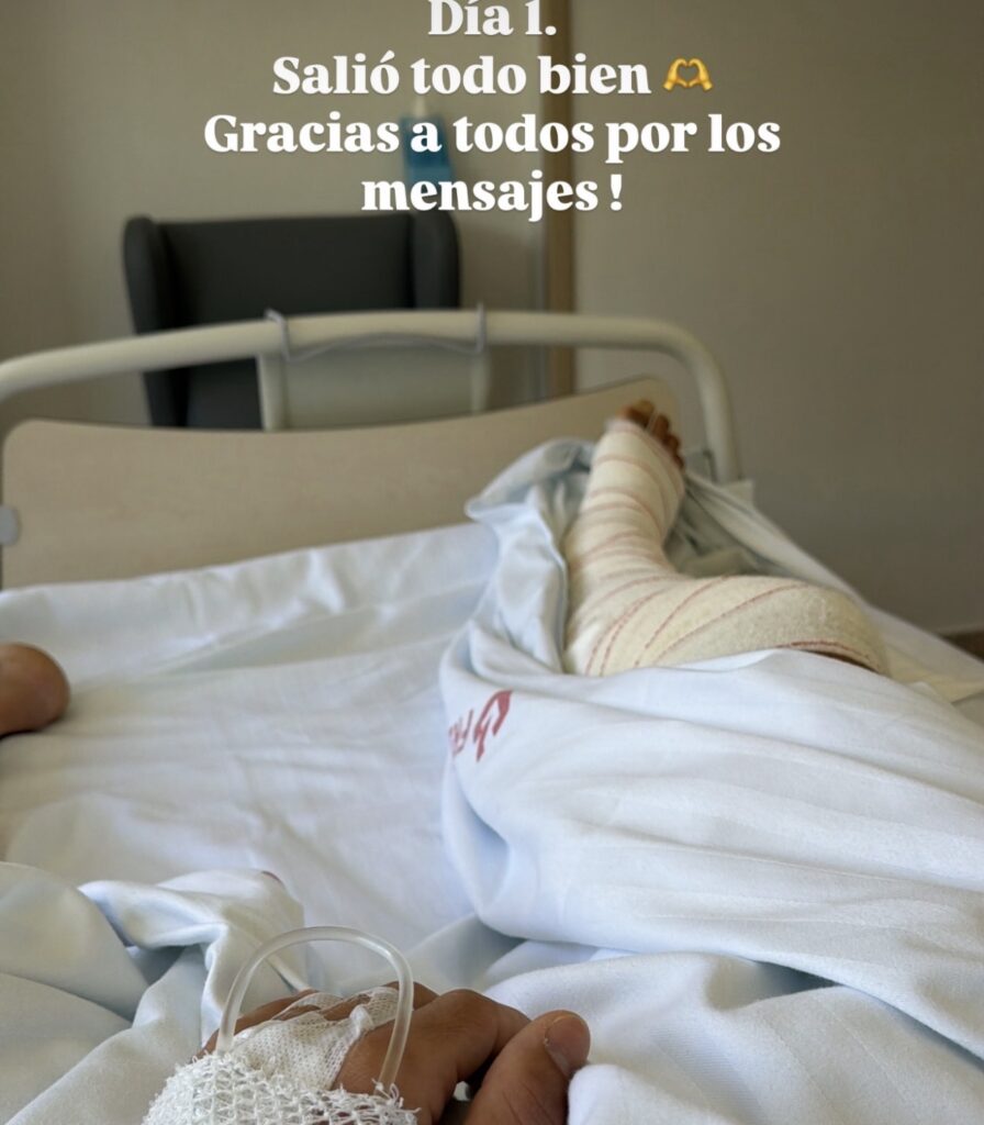 Batalla, operado con éxito tras su fractura de tibia 2 img 7042