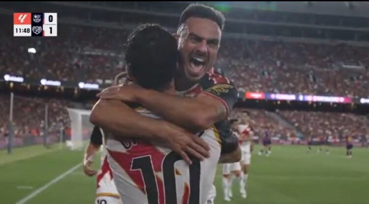 Rayo se adelanta en el Camp Nou con un gol de Camello 1 img 7271