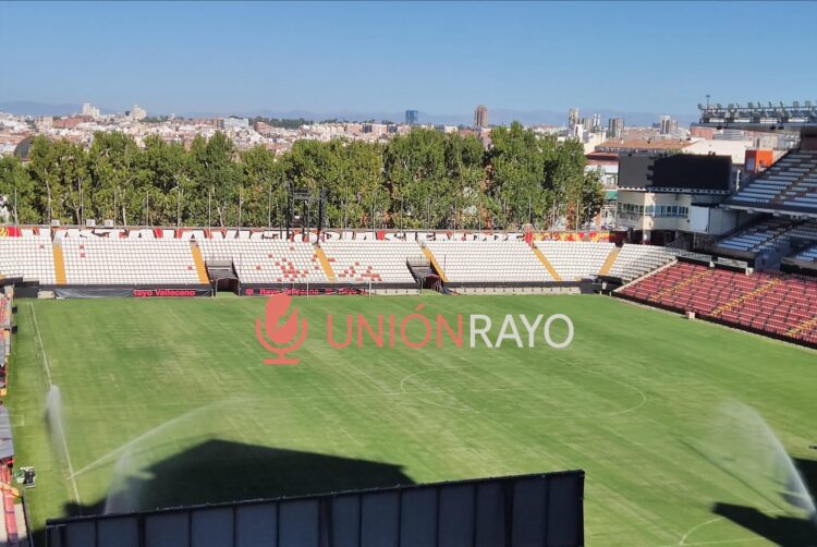 Así está el césped a dos semanas del regreso a Vallecas 1 ezy watermark 24 09 2026 01 53 40 7270p. m