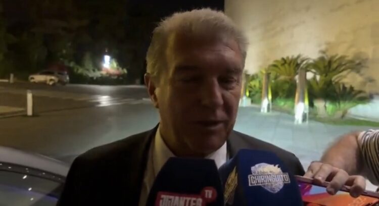 Laporta sobre Vallecas: “A unos le recalifican terrenos y a otros les prohiben jugar en su estadio” 1 Screenshot