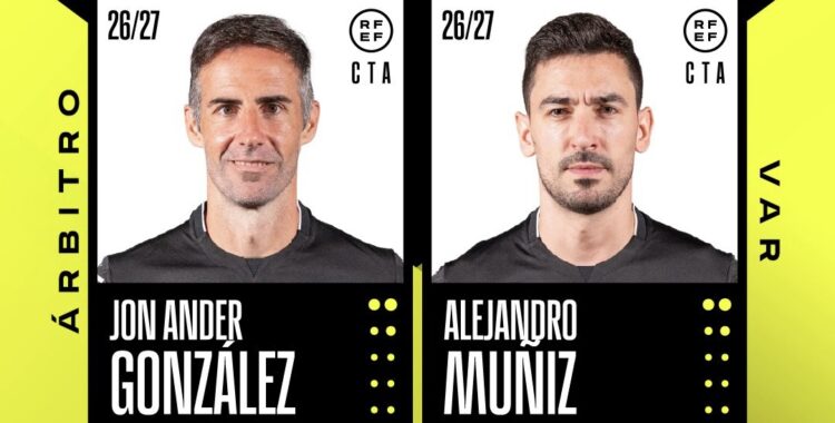 Jon Ander González Esteban volverá a arbitrar al Rayo Vallecano cinco años después 1 6249e869 a60f 48f8 a1ed 8d06cfe24aa0