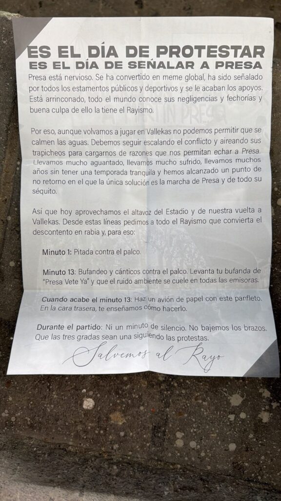 Los aviones de papel y las pelotas de goma que detuvieron el Rayo-Athletic en tres ocasiones 2 a00b189f cf3b 4608 a82f 5f5209a7b70e