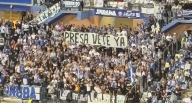 La afición del Recreativo de Huelva se suma al ‘Presa vete ya’ 1 Screenshot