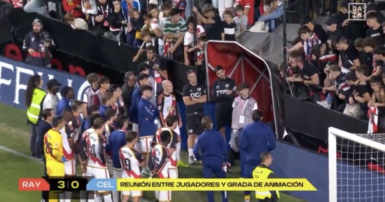 La plantilla del Rayo se reunió con representantes del fondo tras la victoria ante el Celta 1 Screenshot